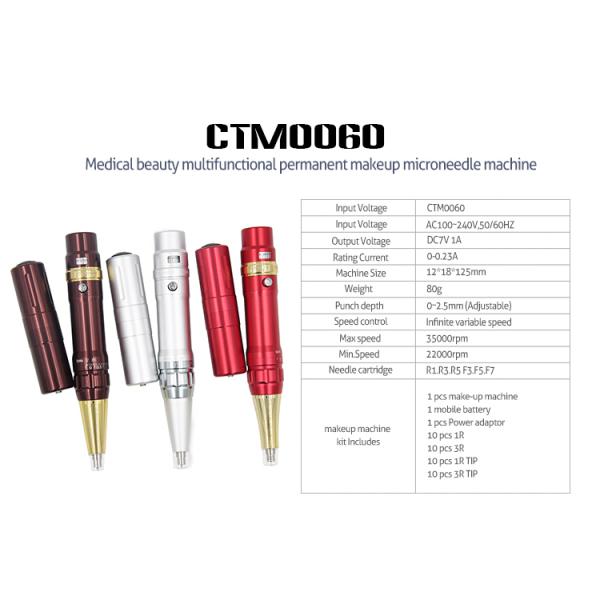 Micropigmentation Pen Permanent Makeup Machine Kit Digital Eyebrow Tattoo Machine