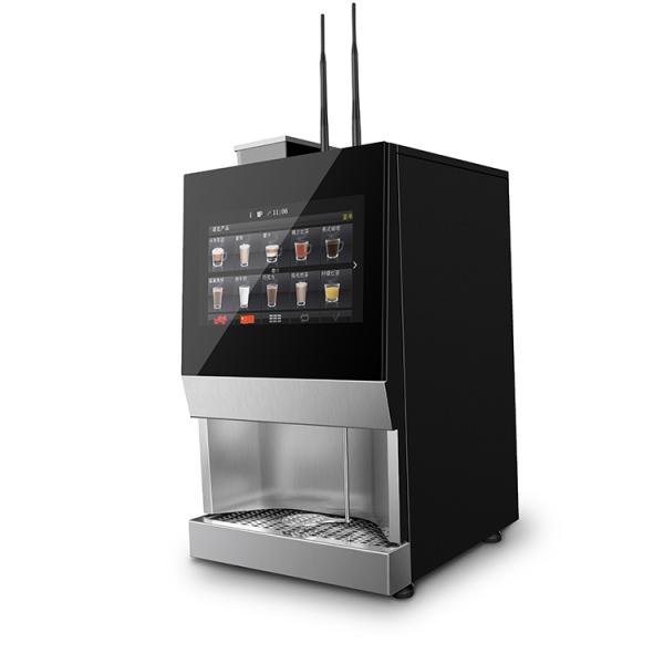 Stainless Steel 201 Automatic Desktop Coffee Vending Machine With Grin