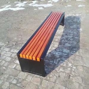 Quality Eco Forest Bamboo Park Bench Customized Size E0 Formaldehyde Standard for sale