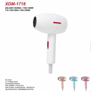 Quality 110V Lightweight Powerful Travel Hair Dryer Plastic Material Cool Shot for sale