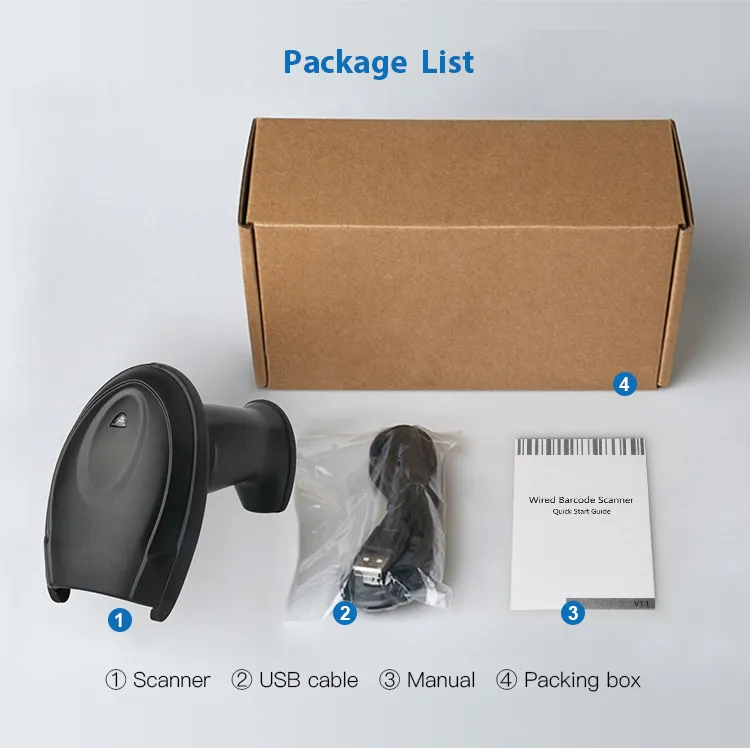 DS5900-1D USB Barcode Scanner 300 Scans/Sec CCD 1D Reader