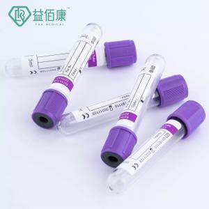 Quality K3 EDTA Blood Sample Vials 3ml 13*75mm Glass Vacuum Tube with OEM brand for sale