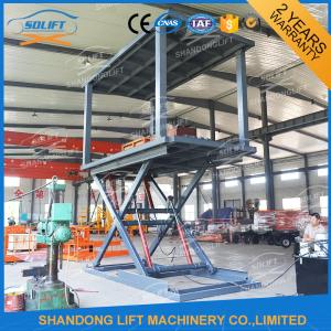 Quality Red Grey Yellow Hydraulic Double Deck Car Parking System 5.5m X 2.6m for sale