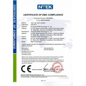 Shenzhen Winlink Technology Co., Limited Certifications