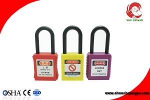China Master Key Lock Padlocks with Master Key Safety Padlock Nylon Shackle on sale