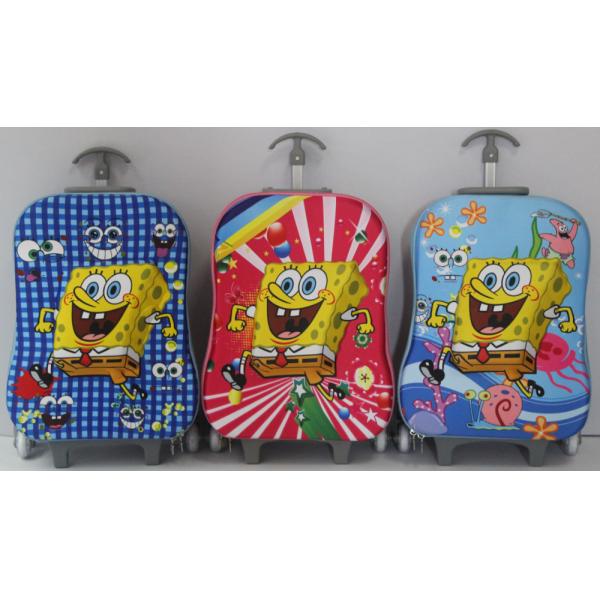 3D carton EVA trolley school bag 3 pcs