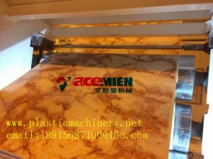 Quality plastic marble sheet making machinery for sale