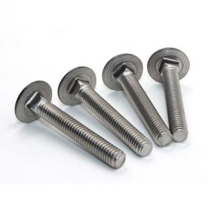 Quality DIN 603 Galvanized Stainless Steel 304 Lock Bolts Nuts M8 Size Mushroom Head Square Neck Cup Socket for sale