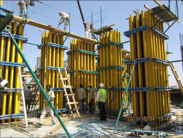 Buy Reinforced Concrete Column Formwork With Variational Dimension For Square / Rectangle at wholesale prices