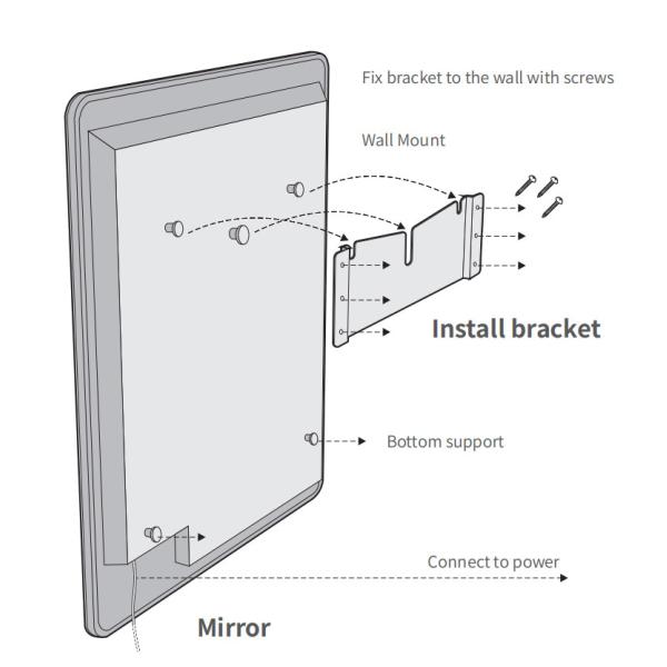 High Quality Selfie Magic Mirror Photo Frame Touch Screen Smart Mirror