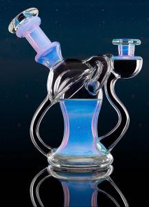 Quality 7inch Borosilicate Glass Bongs And Bubbler Colored Water Pipe Hookah W Shower Filter for sale