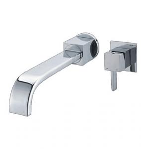Quality Wall Mounted Basin Mixer Taps with Two Hole , Cold Hot Automatic Mixed Basin Faucet for sale