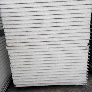 Quality 50mm waterproof steel panel eps foam sandwich panel for factory construction for sale