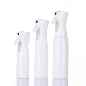 China Adult Oval 200ml White Plastic Pet Spray Bottle Fine Mist Spray Pump Plastic Water Spray on sale