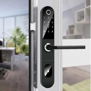 Quality WIFI Gateway Fingerprint Intelligent Door Lock For Aluminum Door for sale