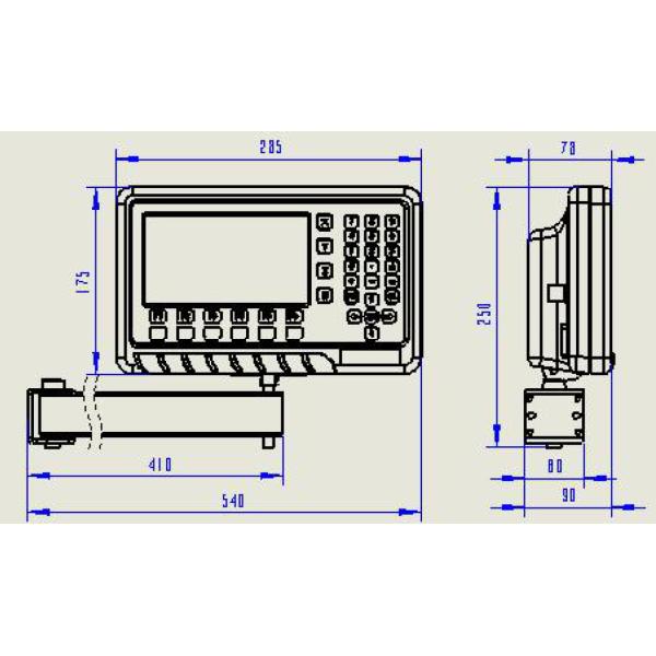 RS422 Metal TFT SINO Digital Readout System Multifunctional 5 Axis