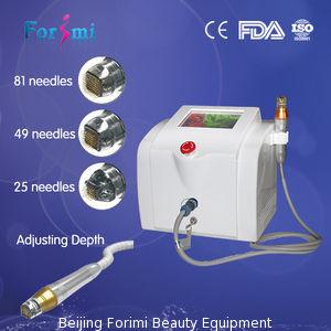 dermal stamping with radio frequency CW and Pulse mode Needling Machine With 0.5-3MM Depth RF Microneedle