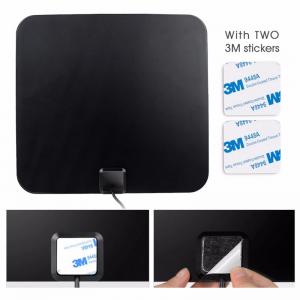 China ABS 50 Mile Range Amplified Indoor HDTV Antenna with Detachable Amplifier Signal Booster on sale