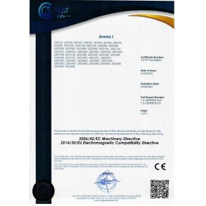 ANHUI YOUNGLIFT INTELLIGENT  EQUIPMENT CO.,LTD. Certifications