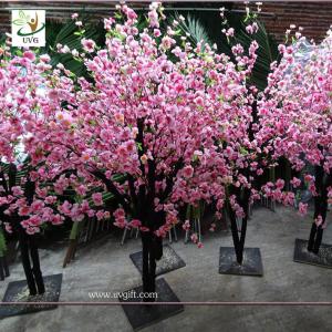 China UVG china wedding supplies party decoration pink artificial peach blossom trees for sale CHR152 on sale