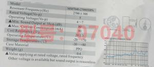 Quality TMB12A05 5V DC Piezo Buzzer SOT Plastic Mini Size Waterproof With FCC Certification for sale