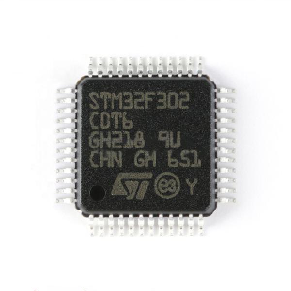 Buy STM32F302 Microcontroller Integrated Circuit IC Chip MCU 32BIT 128KB FLASH 48LQFP STM32F302CBT6 at wholesale prices