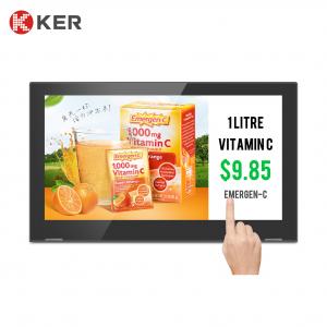 Quality WL1712T L Type Tablet 17.3 Inch Android Tablet Digital Signage For Bank Hospital for sale