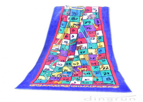 Buy Reactive Large Snakes And Ladders Game Beach Towel Printing 400gsm at wholesale prices