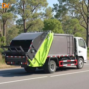 China Dongfeng 4x2 6 Cbm Compression Trash Truck Waste Collection Garbage Compactor Truck on sale