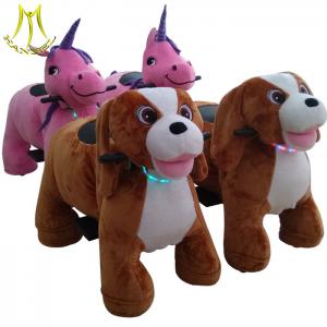 Quality Hansel wholesale walking battery power animals toy horse riding animal for sale