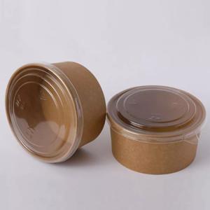 Quality PLA PE Coating Kraft Paper Bowls 1000ml For Soup for sale