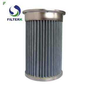 Quality Piab Pleated Cartridge Filter Element For Vacuum Conveyors Polyester PTFE Material for sale