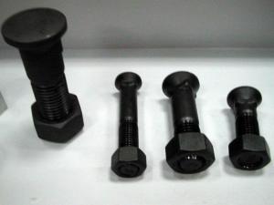 Quality Excavator Shoe Grouser Track Bolts And Nuts 4F3646 2A3223 for sale