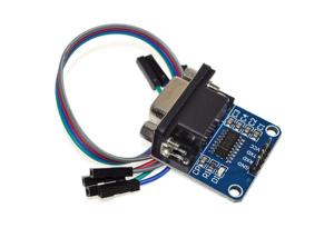 Quality MAX3232 RS232 To TTL Converter Power Arduino Sensor Module With 4 Pin Dupont Cable for sale