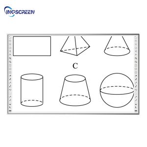 Buy cheap 96 Inch Teaching IR Interactive Whiteboard Electronic Touch Screen Board 16:10 from wholesalers