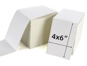 Quality Oil Proof Sticky Label Roll A6 4x6 Shipping Label Paper for sale