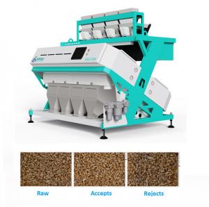 Quality 4 Chutes 256 Channels Grain Color Sorting Machine For Wheat / Corn for sale