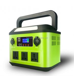 Quality 500W 1000W Outdoor Portable Power Station Fireproof 12v Camping Power Supply for sale