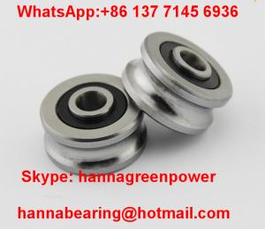 Quality U Groove SG25-2RS Linear Guide Roller Bearing SG25 for Textile Machinery 8x30x14mm for sale