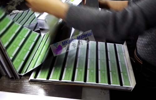 Slight Matte Finish Ra 0.3um 0.10mm Smart Card Material