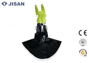 China CAT312 Excavator Hydraulic Rotating Grab Clamshell Bucket Double Cylinder on sale