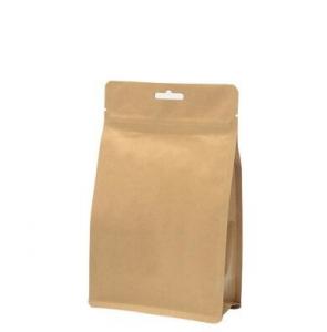 China zipper lock packaging bags with high quality / food grade kraft paper bags on sale