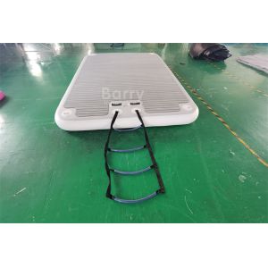 Customized Portable Drop Stitch PVC Teak Inflatable Floating Platform Water