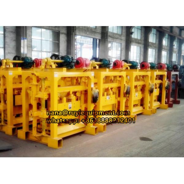 4-40 concrete hollow block machine semi-automatic standard brick machine