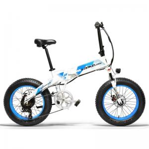 Quality Non Slip Fat Tire Electric Bike Large Capacity Battery Strong Grip for sale