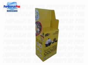 China Glossy/shining laminated Point Of Sales Displays Rapid Egg Cooker POS Cardboard Displays on sale