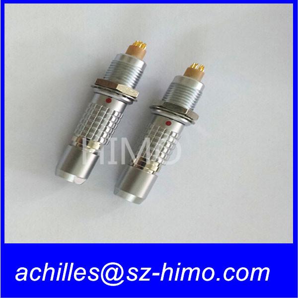 Buy saving your time and energy elbow 90 degree PCB pin lemo 5 pin push pull connector at wholesale prices