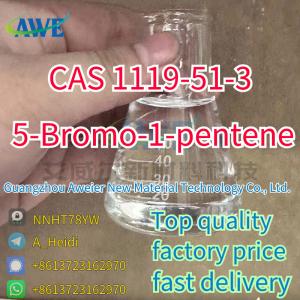 Quality 5-Bromo-1-pentene  CAS 1119-51-3  colorless liquid wholesale price  Large quantity in stock for sale