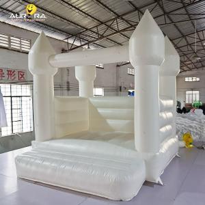 China Commercial Inflatable Bouncy Castle PVC Inflatable White Bounce House on sale