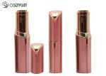 Rechargeable Mini Painless Face Hair Remover Gold Plated Lipstick Shaped
